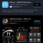 OBD Fusion App Interface on iPhone