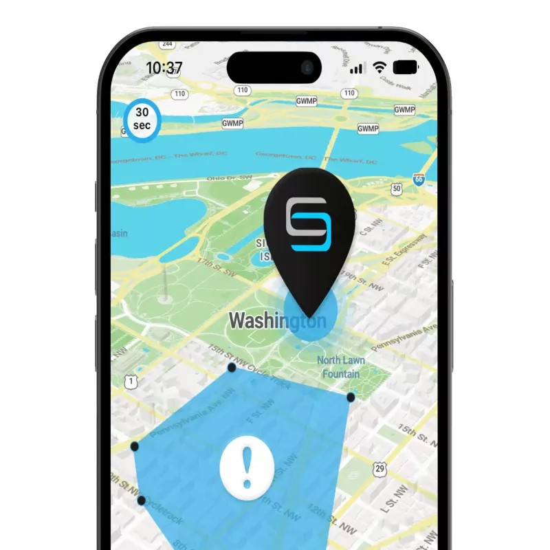 GPS Tracker Geofencing Example