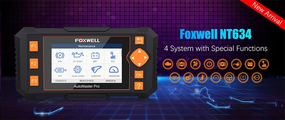 Foxwell NT634 OBD2 Scanner