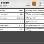 OBD2 Data Capture Showing LOAD_PCT at Idle