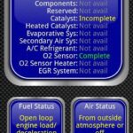 Torque Pro Interface showing gauges and real-time data