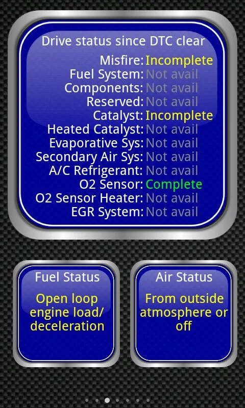 Torque Pro Interface showing gauges and real-time data